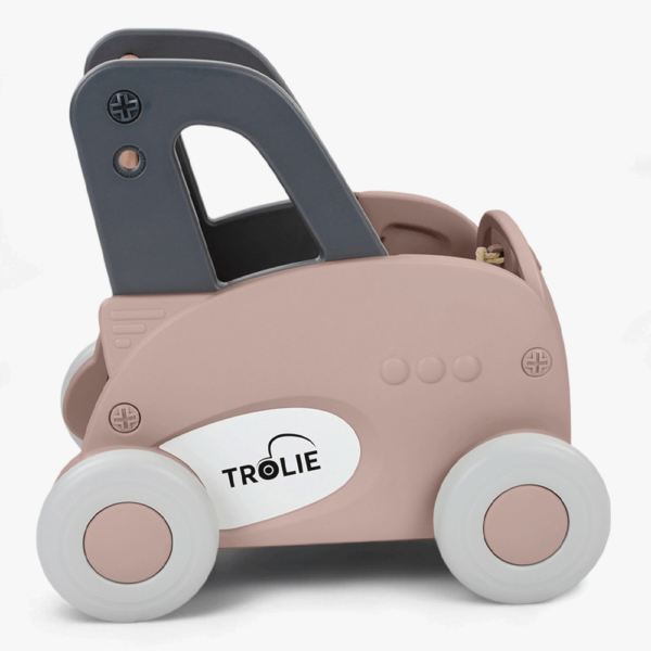 Andador Kikkaboo Trolie 4 em 1 Rosa Autobrinca Online