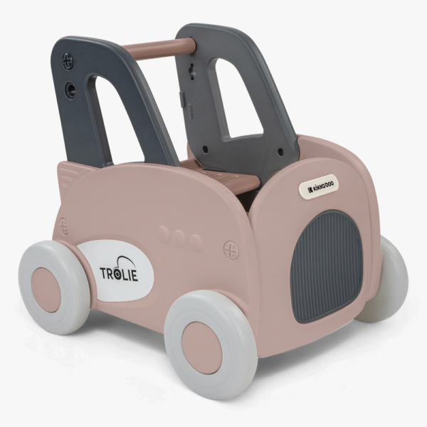 Andador Kikkaboo Trolie 4 em 1 Rosa Autobrinca Online