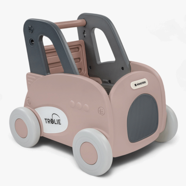 Andador Kikkaboo Trolie 4 em 1 Rosa Autobrinca Online