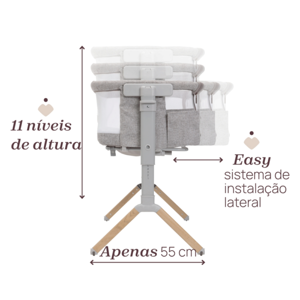 Berço Chicco Next2Me Armonia Scandinavian Autobrinca Online