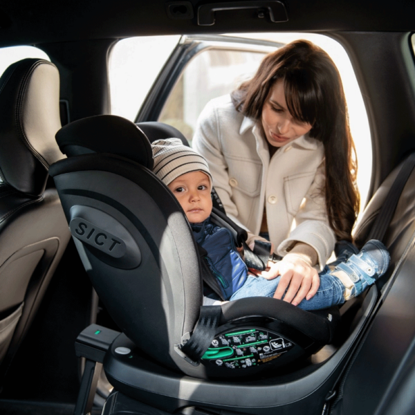 Cadeira Auto Kikkaboo i-Twist Black Autobrinca Online