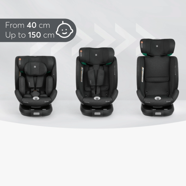 Cadeira Auto Kikkaboo i-Twist Black Autobrinca Online