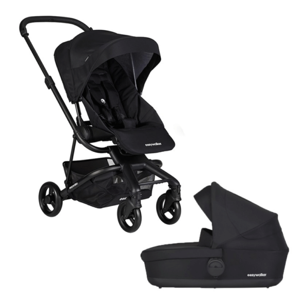 Carrinho de Passeio Easywalker Charley Night Black e Alcofa Autobrinca Online