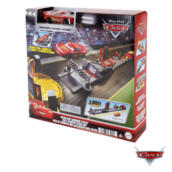 Disney Cars Pista de Acrobacias e Salto Copa Piston Autobrinca Online