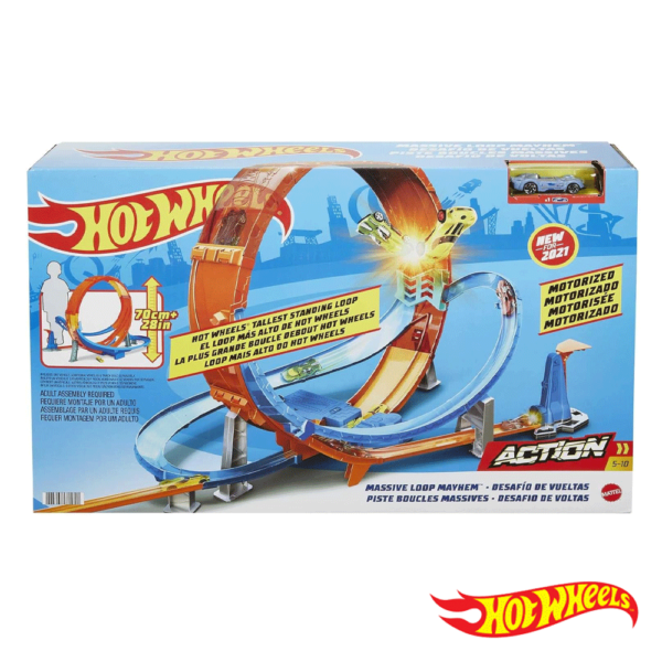 Hot Wheels Action Pista Looping Desafio de Voltas Autobrinca Online