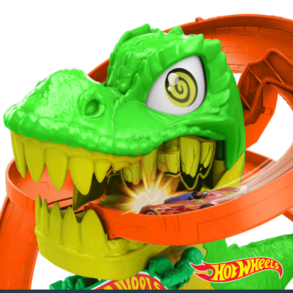 Hot Wheels City Batalha de Fogo T-Rex Autobrinca Online