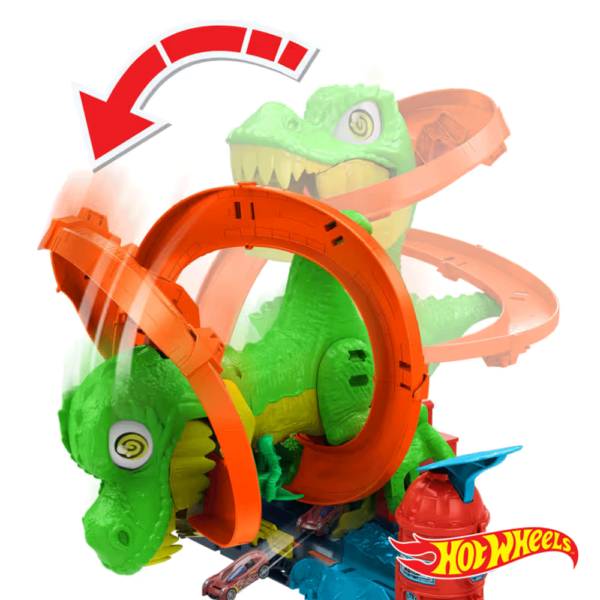 Hot Wheels City Batalha de Fogo T-Rex Autobrinca Online