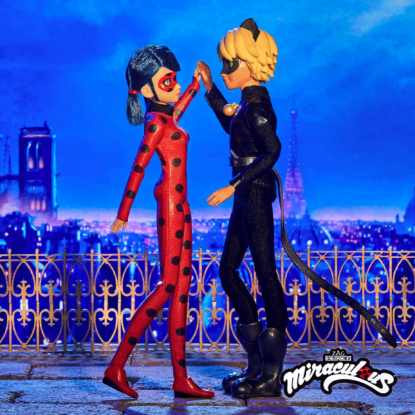 Ladybug – Pack 2 Figuras Filme Lady Bug e Cat Noir 26cm Autobrinca Online