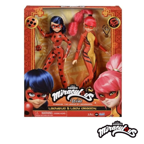 Ladybug – Pack Figuras Ladybug e Lady Dragon Autobrinca Online