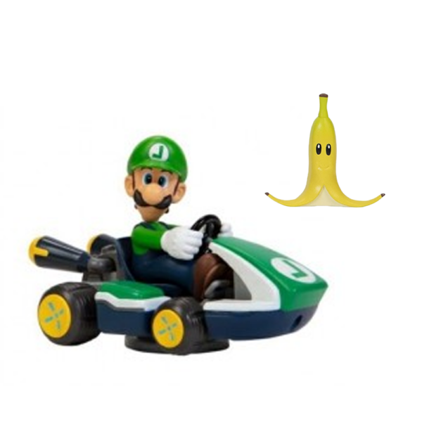 Mario Kart Mega Giros Luigi c/ Banana Autobrinca Online