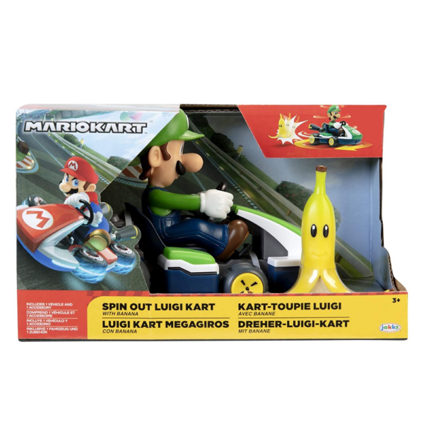 Mario Kart Mega Giros Luigi c/ Banana Autobrinca Online