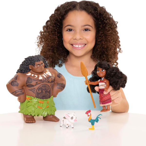 Disney Princesas Boneca Moana e Maui 15cm Autobrinca Online