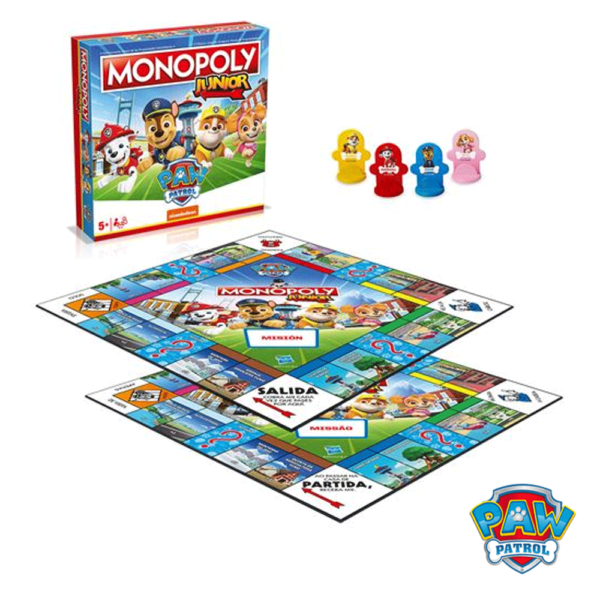 Monopoly Júnior Patrulha Pata Autobrinca Online