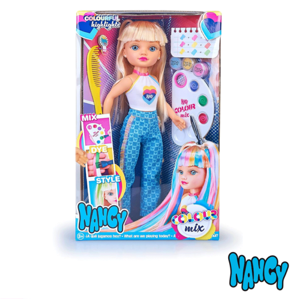 Nancy Boneca Colour Mix Autobrinca Online