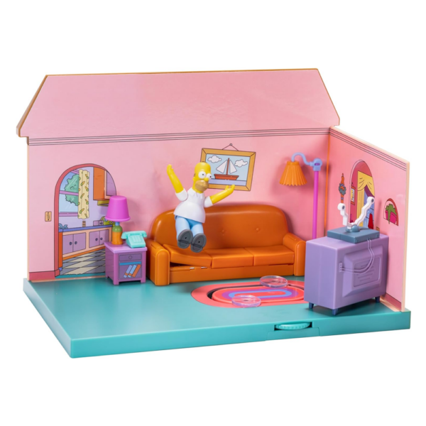 The Simpsons Sala de Estar Diorama c/ Homer Autobrinca Online