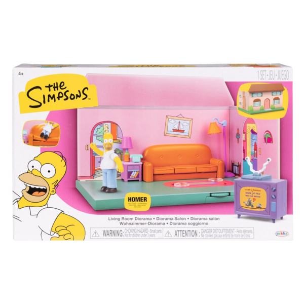 The Simpsons Sala de Estar Diorama c/ Homer Autobrinca Online