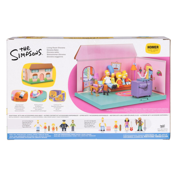 The Simpsons Sala de Estar Diorama c/ Homer Autobrinca Online