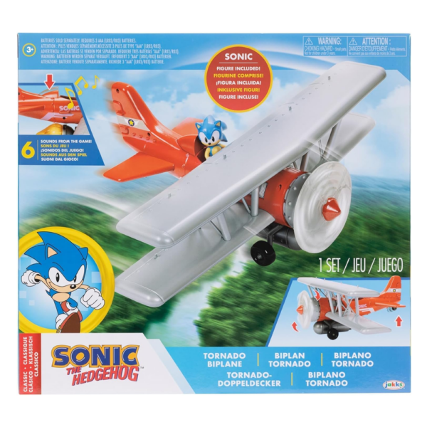 Sonic The Hedgehog Avião Biplano Autobrinca Online