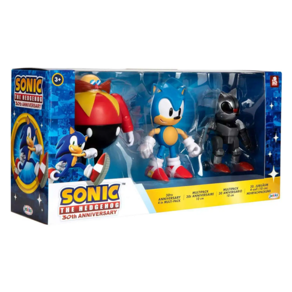 Sonic The Hedgehog Pack 3 Figuras de 10 cm Autobrinca Online