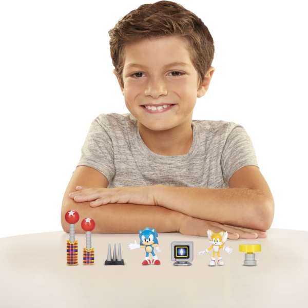 Sonic The Hedgehog Figura Sonic e Tails Autobrinca Online
