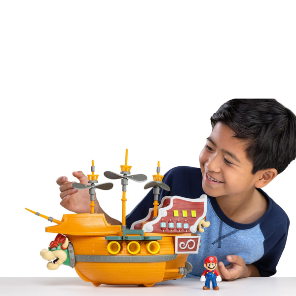 Super Mario Playset Deluxe Barco Voador c/ Figura Autobrinca Online