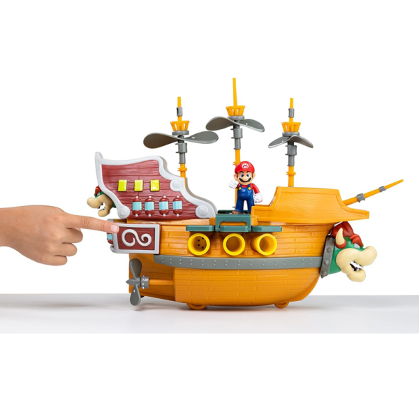 Super Mario Playset Deluxe Barco Voador c/ Figura Autobrinca Online
