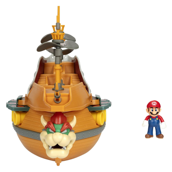 Super Mario Playset Deluxe Barco Voador c/ Figura Autobrinca Online
