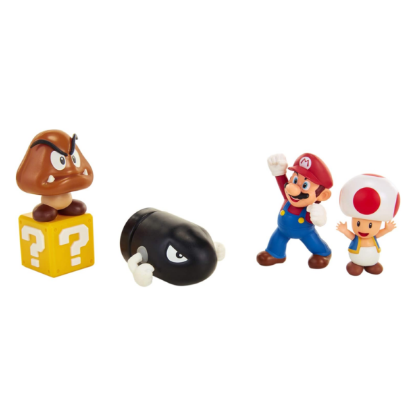 Super Mario Planícies Pack 5 Figuras Autobrinca Online