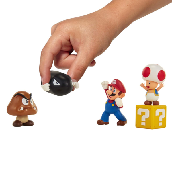 Super Mario Planícies Pack 5 Figuras Autobrinca Online