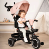 Triciclo Dobrável e Evolutivo Olmitos Elliot Pink Autobrinca Online