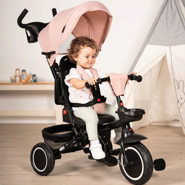 Triciclo Dobrável e Evolutivo Olmitos Elliot Pink Autobrinca Online