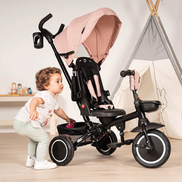 Triciclo Dobrável e Evolutivo Olmitos Elliot Pink Autobrinca Online