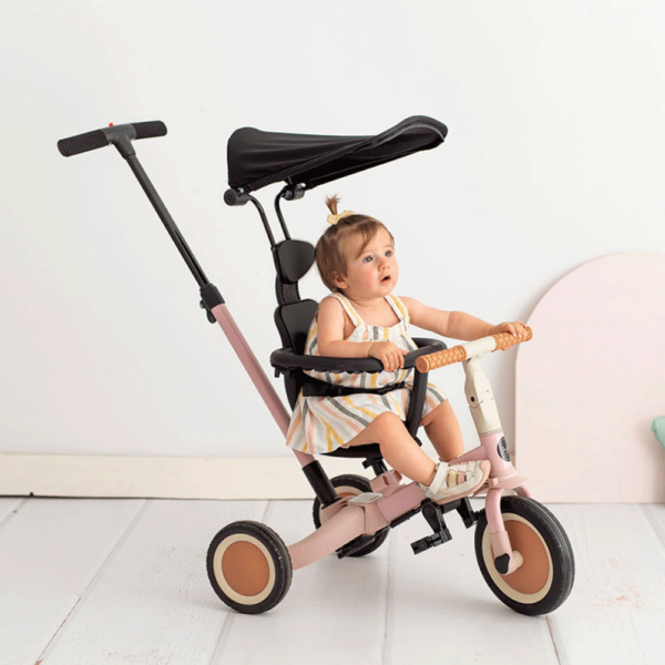 Triciclo Multifunções Olmitos Gyro+ 5em1 Rosa Autobrinca Online