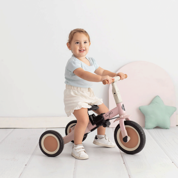 Triciclo Multifunções Olmitos Gyro+ 5em1 Rosa Autobrinca Online