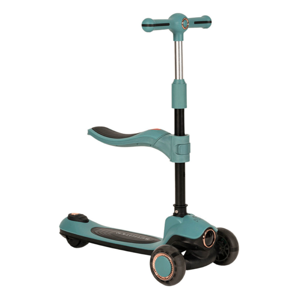 Trotinete Evolutiva 2 em 1 Roller Azul Autobrinca Online