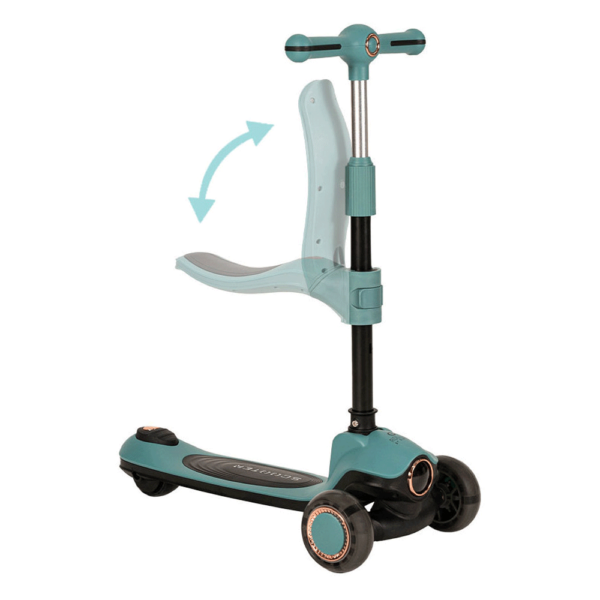 Trotinete Evolutiva 2 em 1 Roller Azul Autobrinca Online
