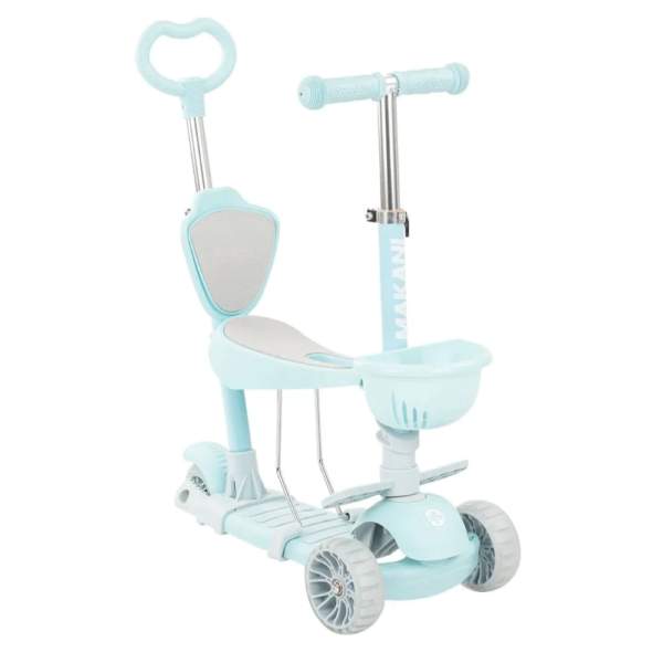 Trotinete Kikkaboo Makani Bon Bon 4 em 1 Azul Autobrinca Online
