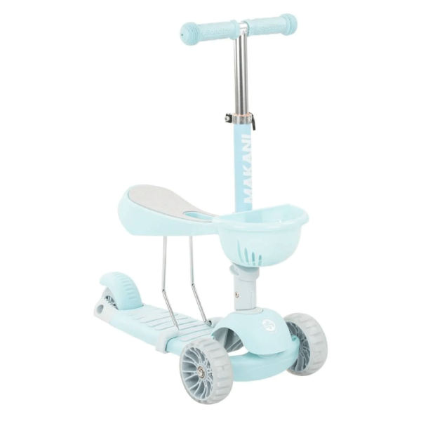 Trotinete Kikkaboo Makani Bon Bon 4 em 1 Azul Autobrinca Online