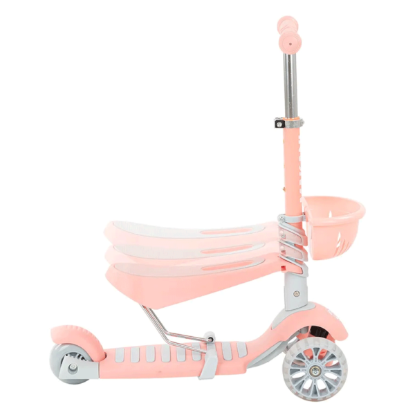 Trotinete Kikkaboo Makani Bon Bon 4 em 1 Rosa Autobrinca Online