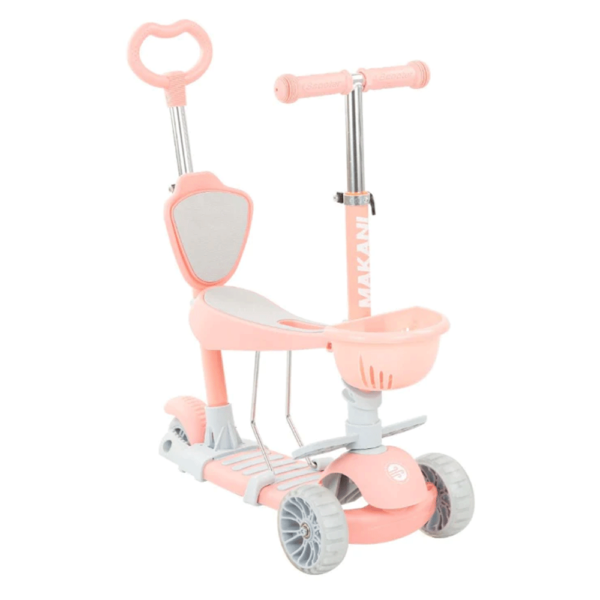 Trotinete Kikkaboo Makani Bon Bon 4 em 1 Rosa Autobrinca Online