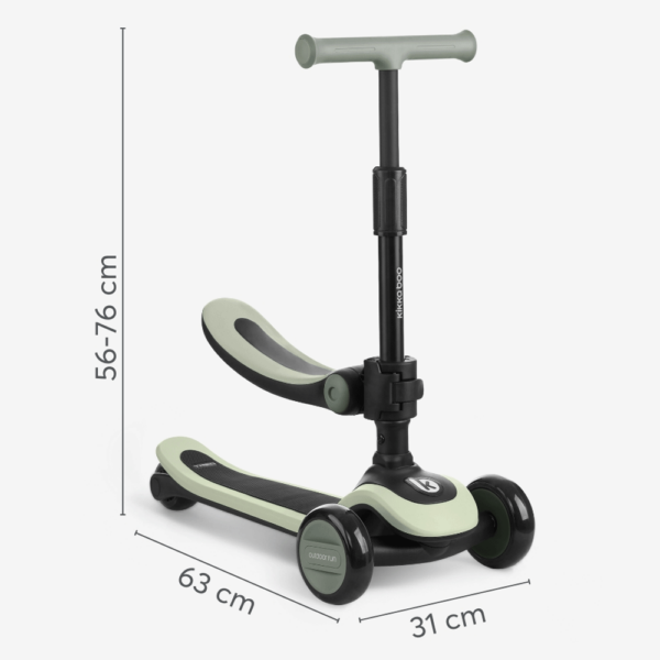 Trotinete Treo Kikkaboo Scooter 2 em 1 Bege Autobrinca Online