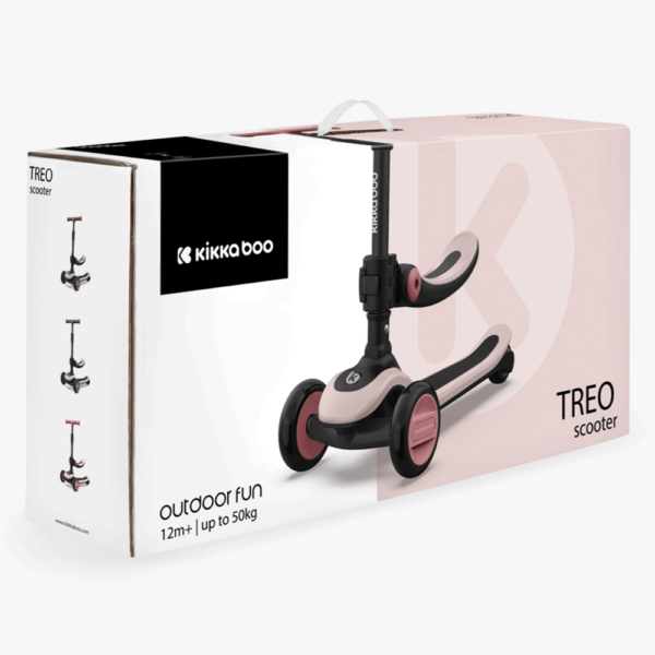 Trotinete Treo Kikkaboo Scooter 2 em 1 Rosa Autobrinca Online
