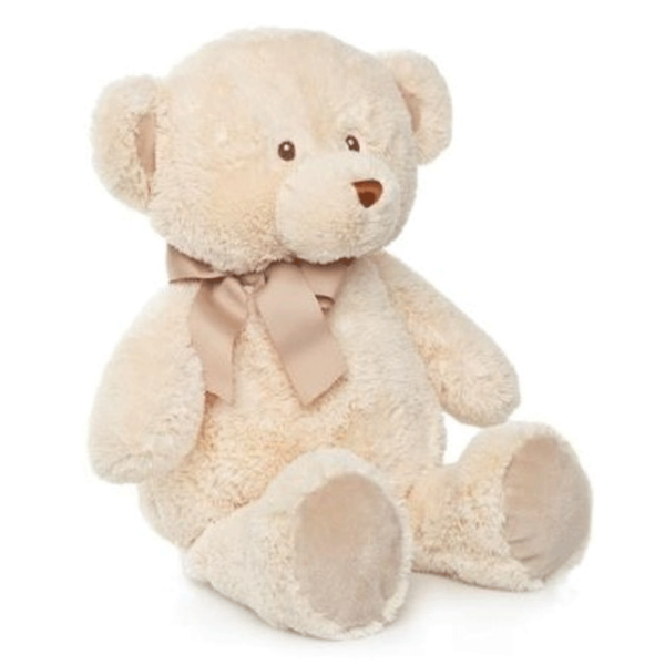 Urso Peluche Baby Soft Celeste Bege 90cm Autobrinca Online
