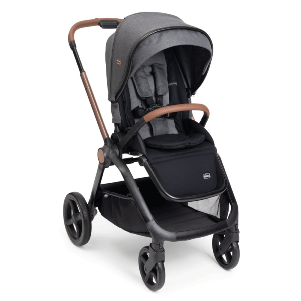 Duo Chicco Mysa c/ First Seat Recline Black Satin c/ Base Isofix Full 360 Autobrinca Online