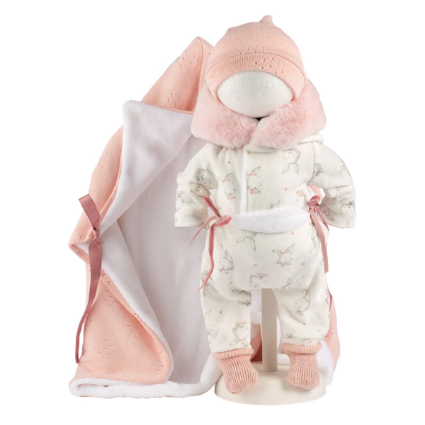 Acessórios de Bonecas – Roupa de Boneca 42cm c/ Manta Rosa Autobrinca Online