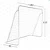 Baliza de Futebol Metálica c/ Target 182cm Autobrinca Online