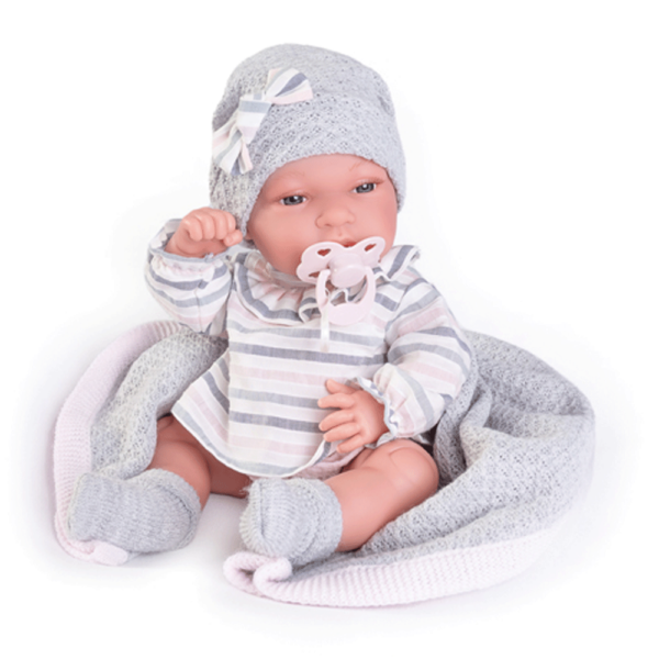 Bebé Recém-Nascida Vinil Toneta 33cm Autobrinca Online
