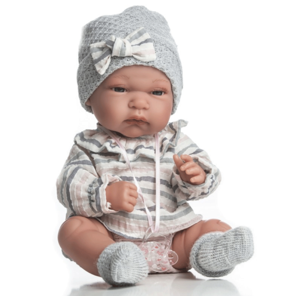 Bebé Recém-Nascida Vinil Toneta 33cm Autobrinca Online