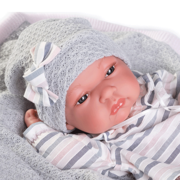 Bebé Recém-Nascida Vinil Toneta 33cm Autobrinca Online