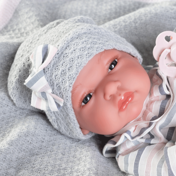 Bebé Recém-Nascida Vinil Toneta 33cm Autobrinca Online